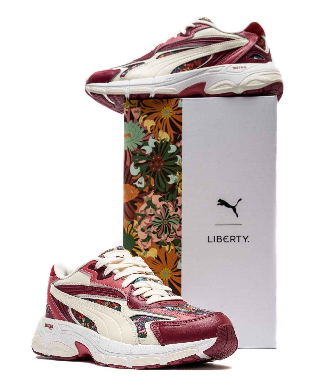 定価1.5万 程遠く PUMA × LIBERTY TEVERIS NITRO 22.5